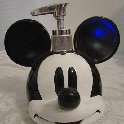 Mickey Mouse soap dispenser
