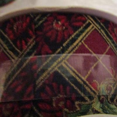 4 rolls Christmas fabric ribbon
