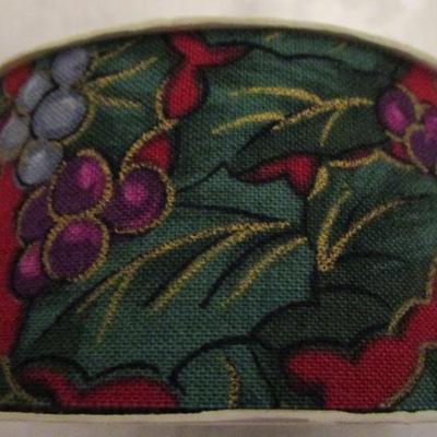4 rolls Christmas fabric ribbon