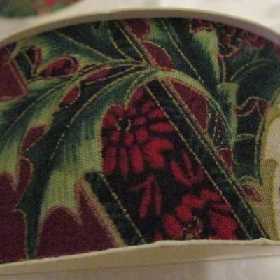 4 rolls Christmas fabric ribbon