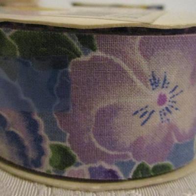 4 rolls fabric ribbon