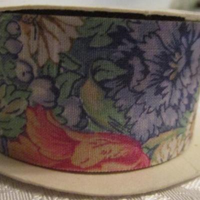 4 rolls fabric ribbon