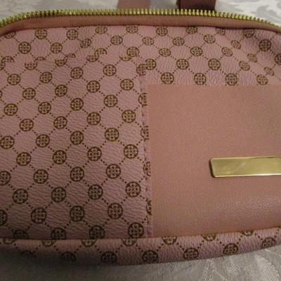 Pink waist belt purse