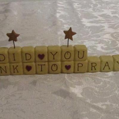 Inspirational decorative items