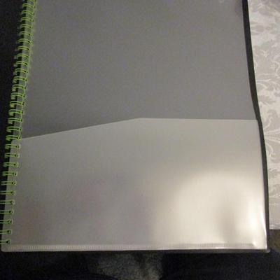 Address book, journal, rubber stamps cubicle clips, labels