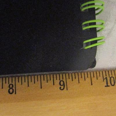 Address book, journal, rubber stamps cubicle clips, labels