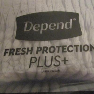Pkg of 40 Men's XL Depends ultimate absorbancy