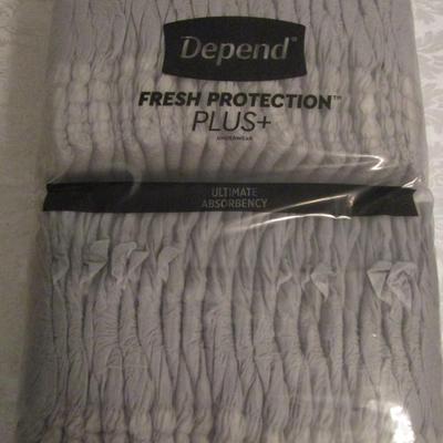 Pkg of 40 Men's XL Depends ultimate absorbancy