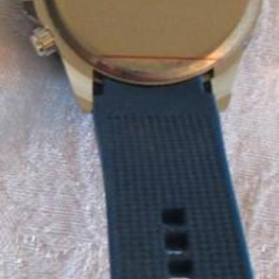 Lige Men's Watch "The Dream", blue watchband, water resistant