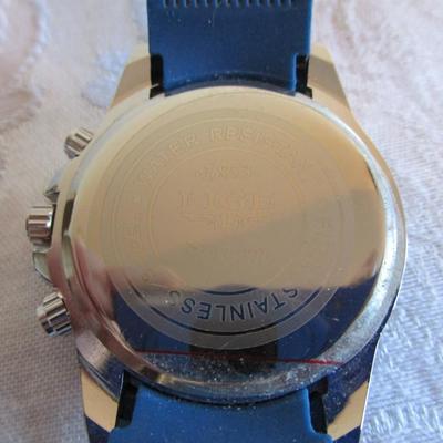 Lige Men's Watch "The Dream", blue watchband, water resistant