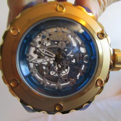 Invicta Sub-Aqua men's watch, blue watchband