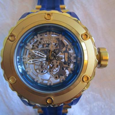 Invicta Sub-Aqua men's watch, blue watchband