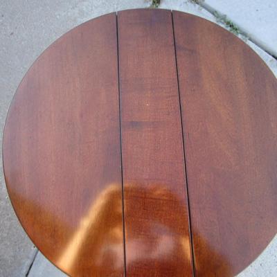 3-in-one table, main table plus two foldable tables underneath it