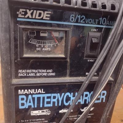 Exide 6/12 Volt 10 Amp Manuel Battery Charger