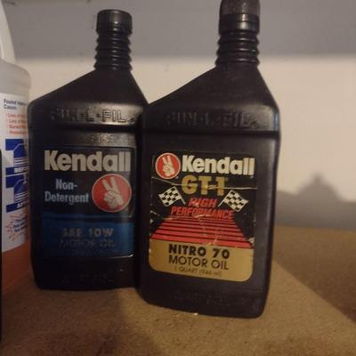 Collection of Automotive Fluids Various Content Levels