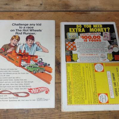 Pair of Archie Series Comic Books #99 July 1970 and #257 September 1971 Ungraded