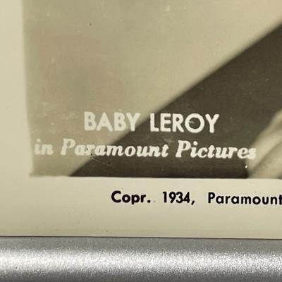 BABY LEROY- 8x10 Photograph by Paramount Pictures as Pictured.