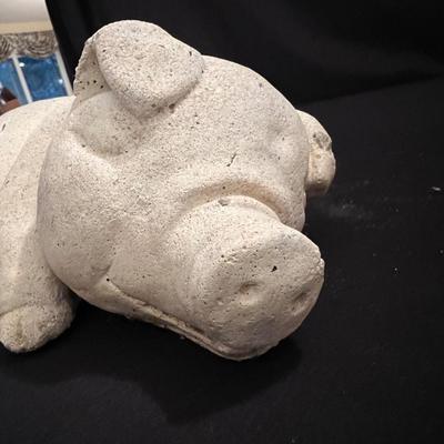 Ceramic & Cement Pigs (LR-RG)