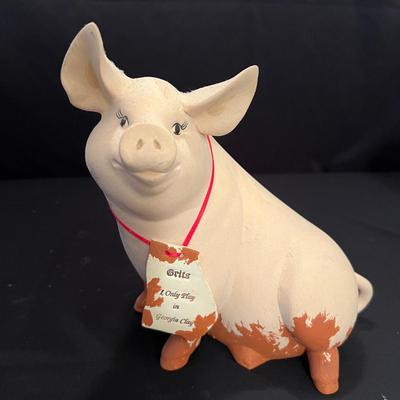 Ceramic & Cement Pigs (LR-RG)