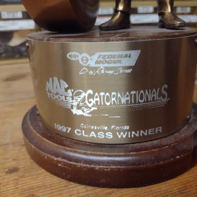 1997 NHRA Gator Nationals Gainesville, Florida Mac Tools Sponsor Class Winner Bronze Clad