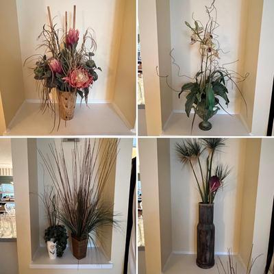 Tiffany & Co. Vase & More Faux Floral Arrangements (LR-RG)