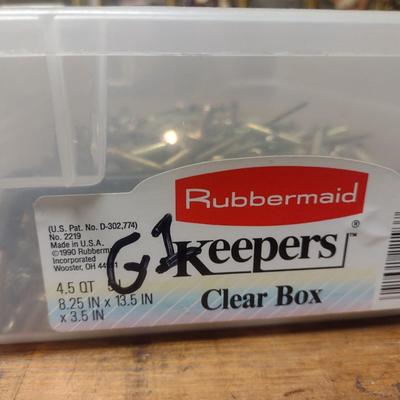 Assortment of Machine and Metal Screws Various Sizes and Uses (G-1)