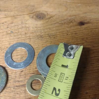 Assortment of Machine Bolt Washers Various Sizes and Uses (G-2)