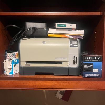 HP Color Laserjet Printer, Surge Protector & More (BO-MG)