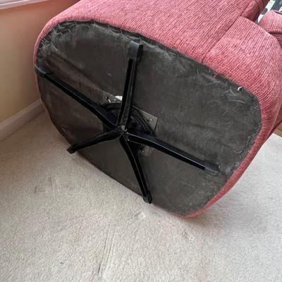 Pair of Matching Swivel Barrel Chairs (LR-RG)