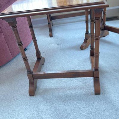 Solid Wood Nesting Tables (LR-RG)