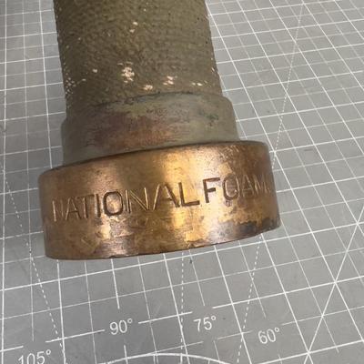 Antique Solid Brass Hose Nozzle 