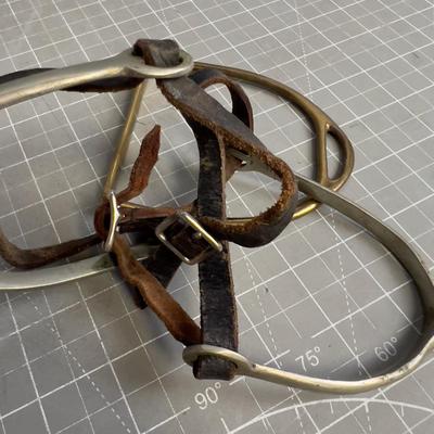 Pair of Calvary Spur and A Brass Stirrup