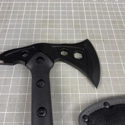 Reaper Tomahawk with Sheath, Black 