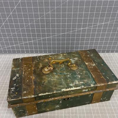 Antique Lock Box with NO Lock