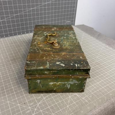Antique Lock Box with NO Lock