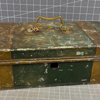 Antique Lock Box with NO Lock