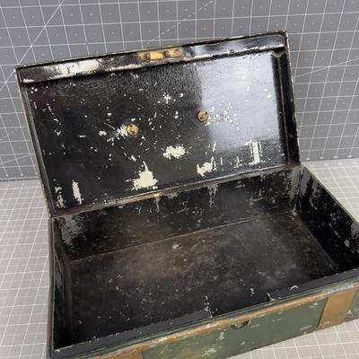 Antique Lock Box with NO Lock