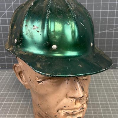 Aluminum Green Hard Hat