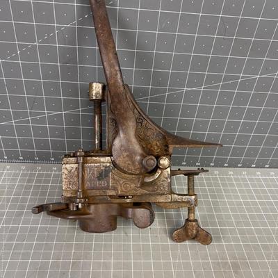 Cast Iron Device Marked Yankee Some kind of Press 