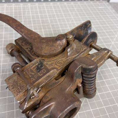 Cast Iron Device Marked Yankee Some kind of Press 