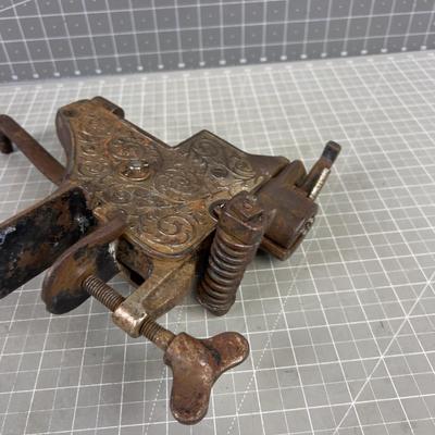 Cast Iron Device Marked Yankee Some kind of Press 