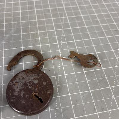 2 Steel Lock with 1 Key 