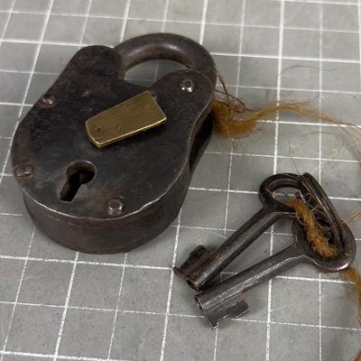 Antique Pad Lock 