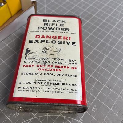 Muzzle Loader Items: Powder Can is EMPTY