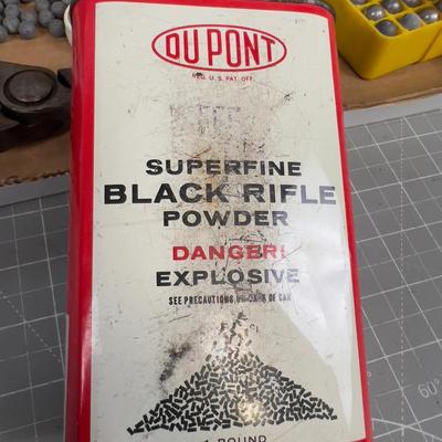 Muzzle Loader Items: Powder Can is EMPTY