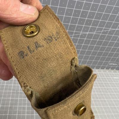 US Military Rifle Clean Kit WWI Vintage