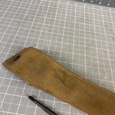 US Military Rifle Clean Kit WWI Vintage