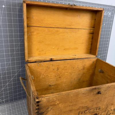 HERCULES Powder Wood Box 