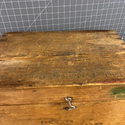 HERCULES Powder Wood Box 