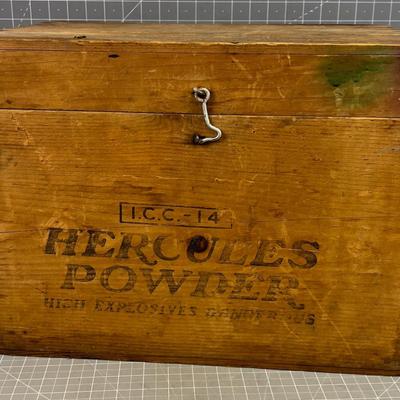 HERCULES Powder Wood Box 